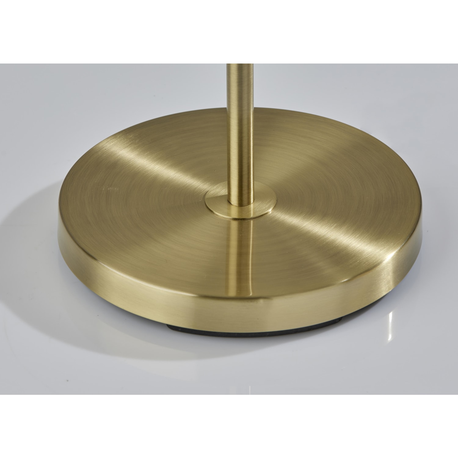Adesso Simplee Milo Floor Lamp, 60inH, Antique Brass/Off-White - Image 5
