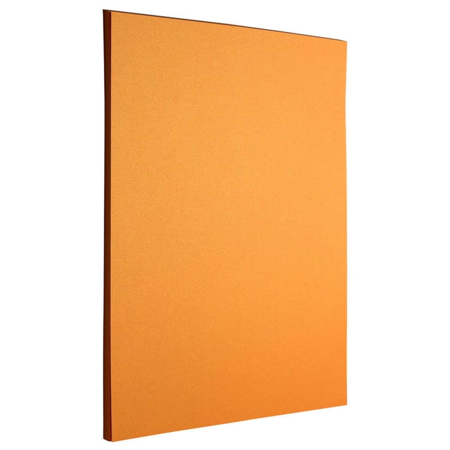 JAM Paper Metallic Paper, Orange Stardream Metallic, Letter (8.5in x 11in), 25 Sheets Per Pack, 32 Lb
