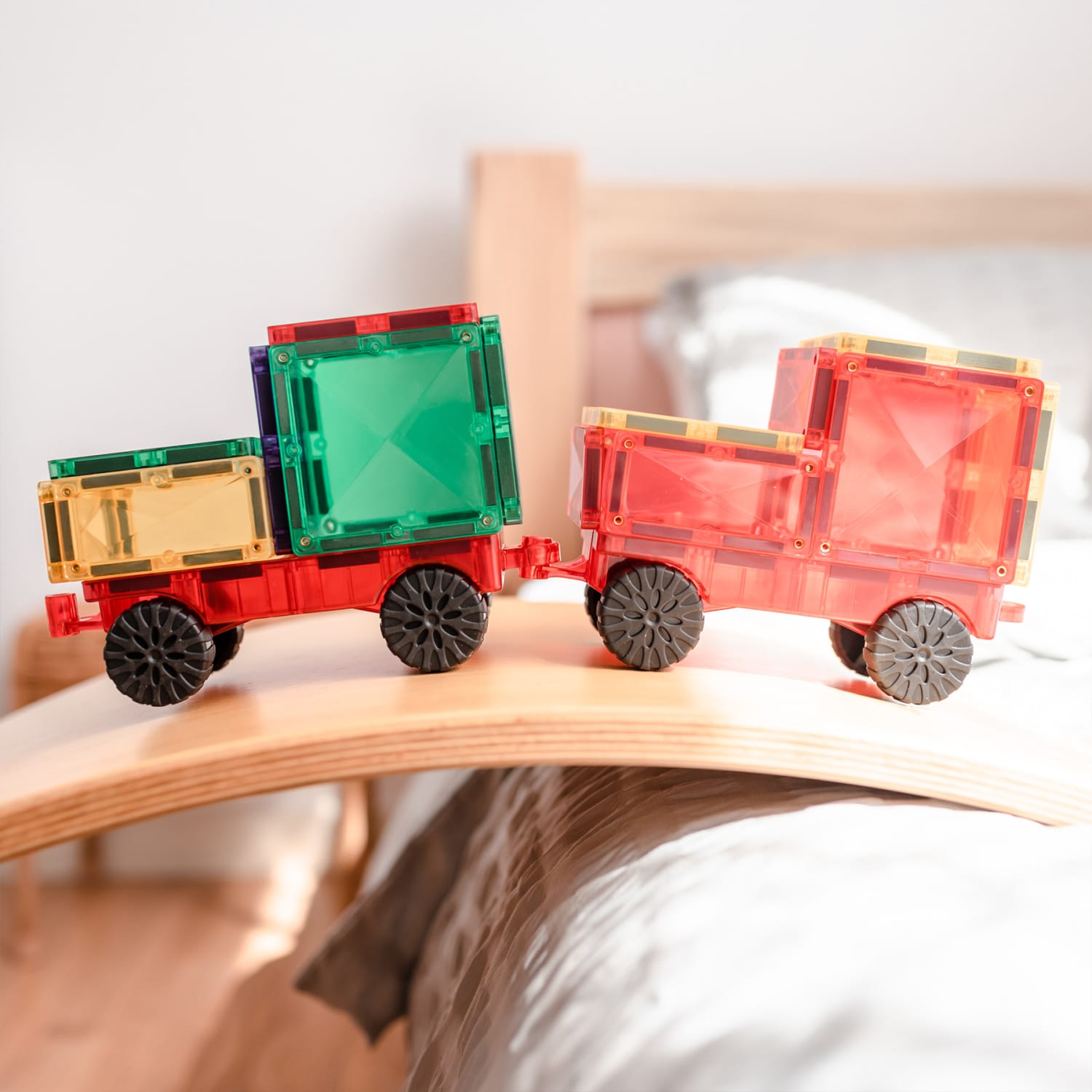 Connetix Magnetic Tiles Rainbow Motion Pack, 24 Pieces - Image 6