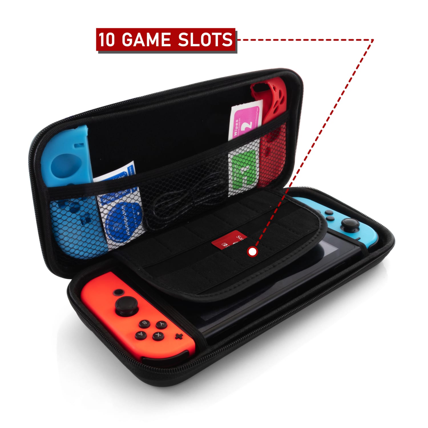 GameFitz 14-In-1 Nintendo Switch Accessories Bundle - Image 4