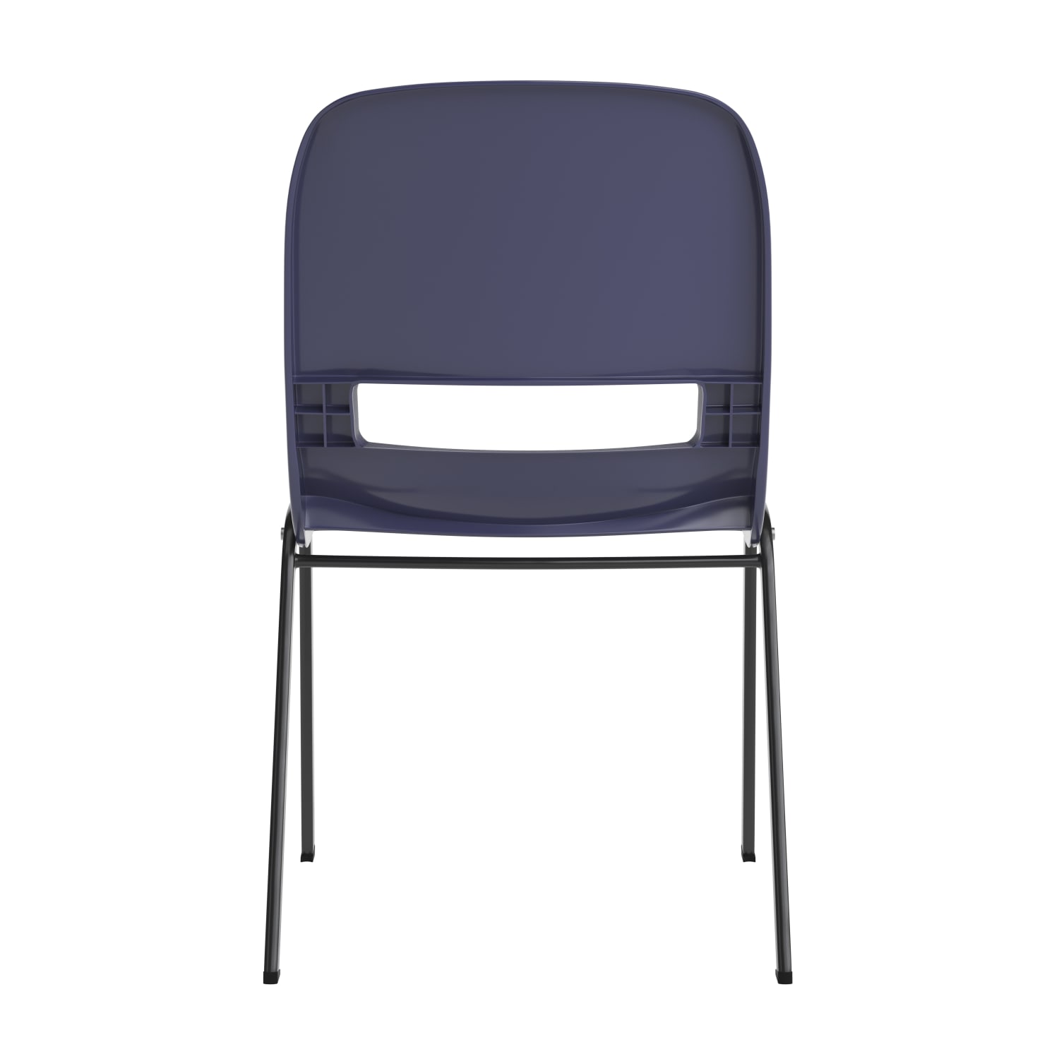 Flash Furniture HERCULES Series Ergonomic Stack Chair NavyBlack PopularChairscom