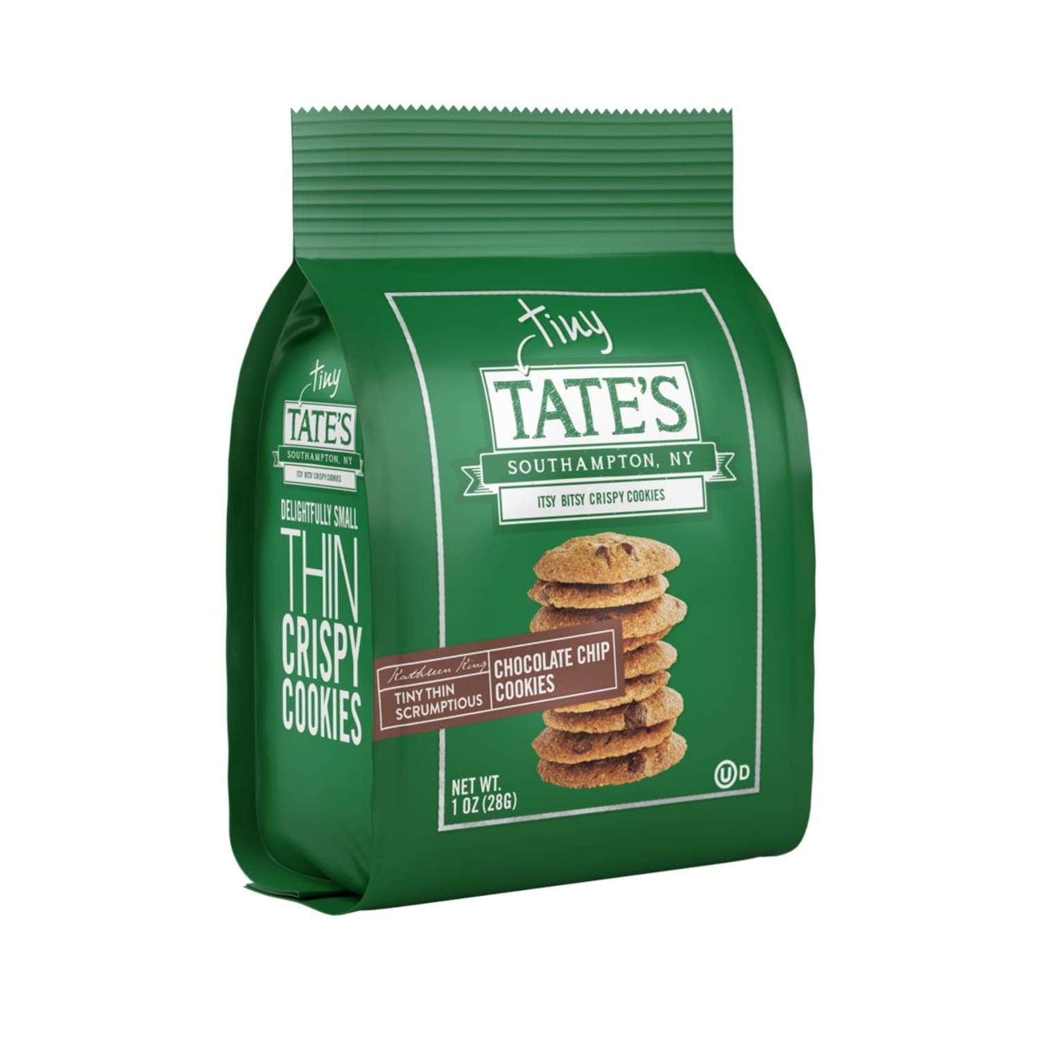 Tates Bake Shop Tiny Tates Chocolate Chip Cookies, 1 Oz, 12 Bags Per Pack, Set Of 2 Packs - Image 4