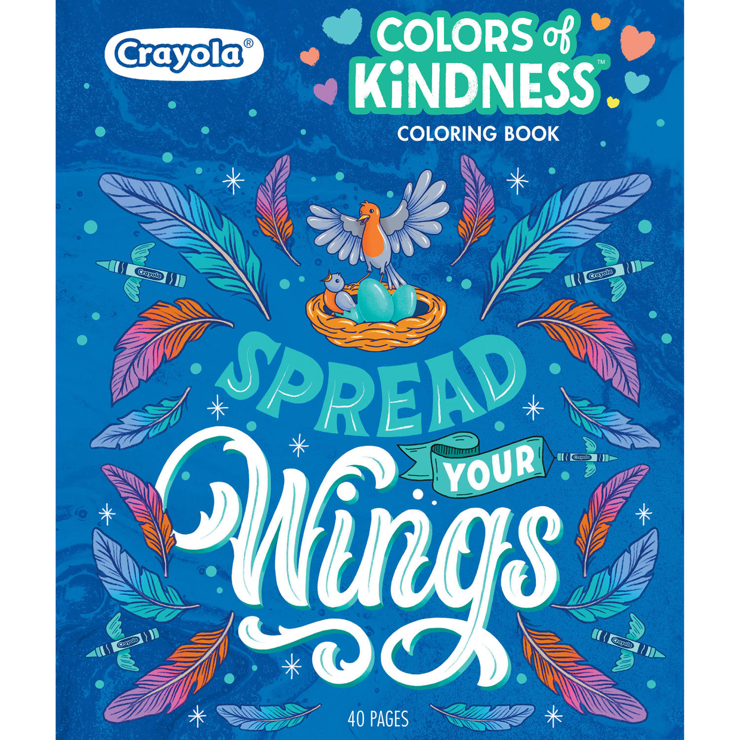 Crayola Colors of Kindness Adult Coloring Books, Pack Of 4 Books - Image 3