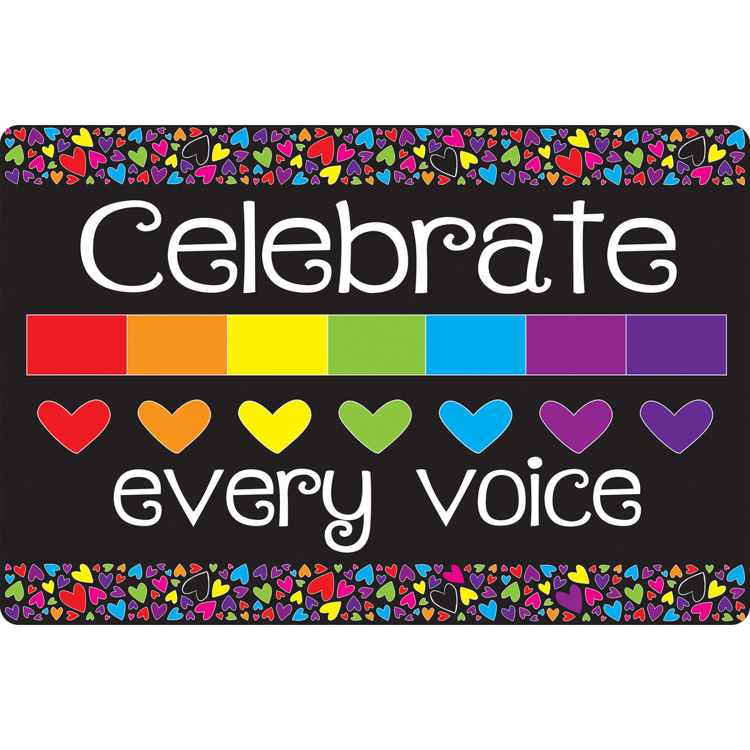 Ashley Smart Poly Computer Mouse Pad, 8in x 10in, Celebrate Every Voice, Pack Of 6 Mouse Pads - Image 3