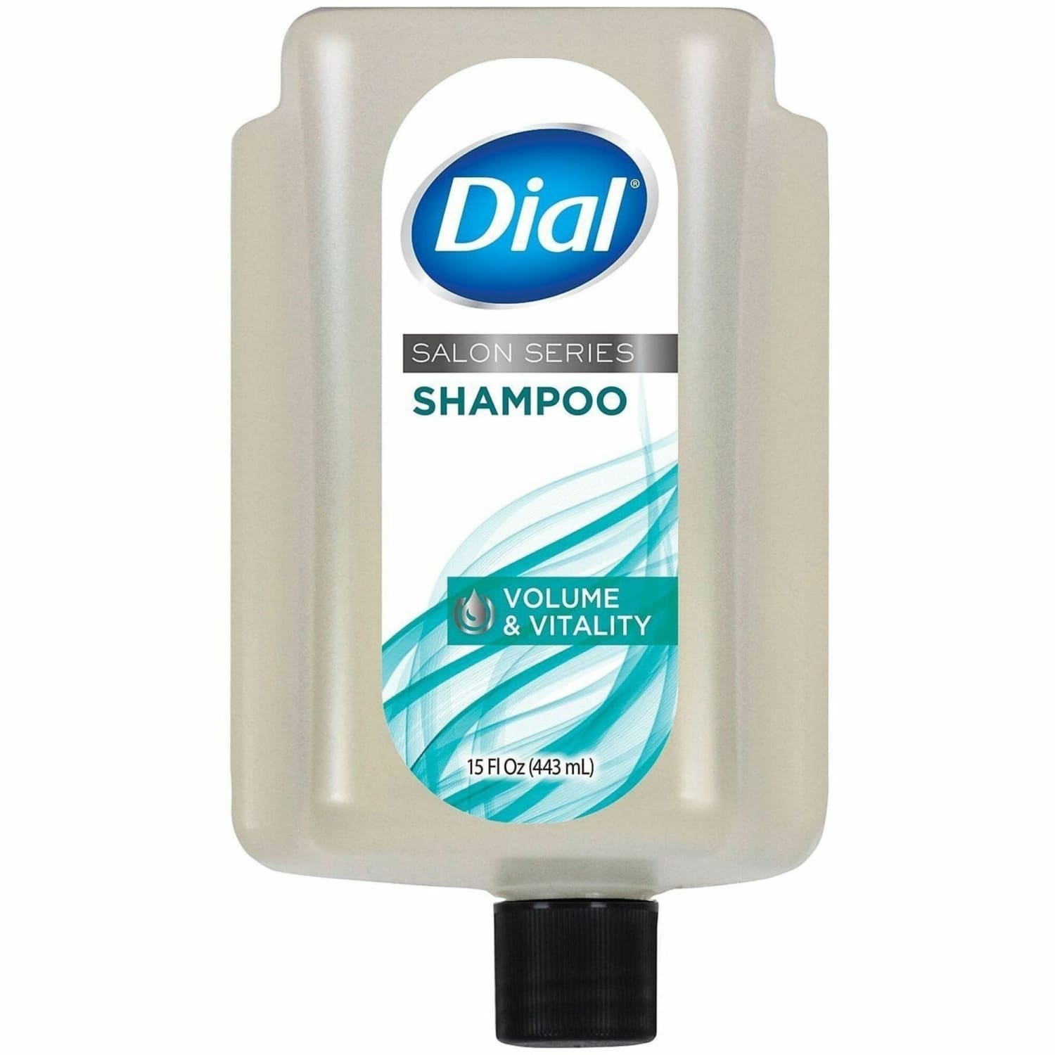 Dial Versa Salon Series Shampoo Refill - 15 fl oz (443.6 mL) - Bottle Dispenser - Hand - White - 1 Each