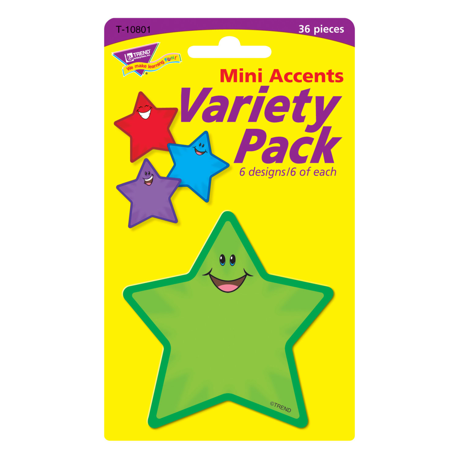 Trend Mini Accents, Stars, Pack Of 36 Accents, Set Of 6 Packs - Image 3
