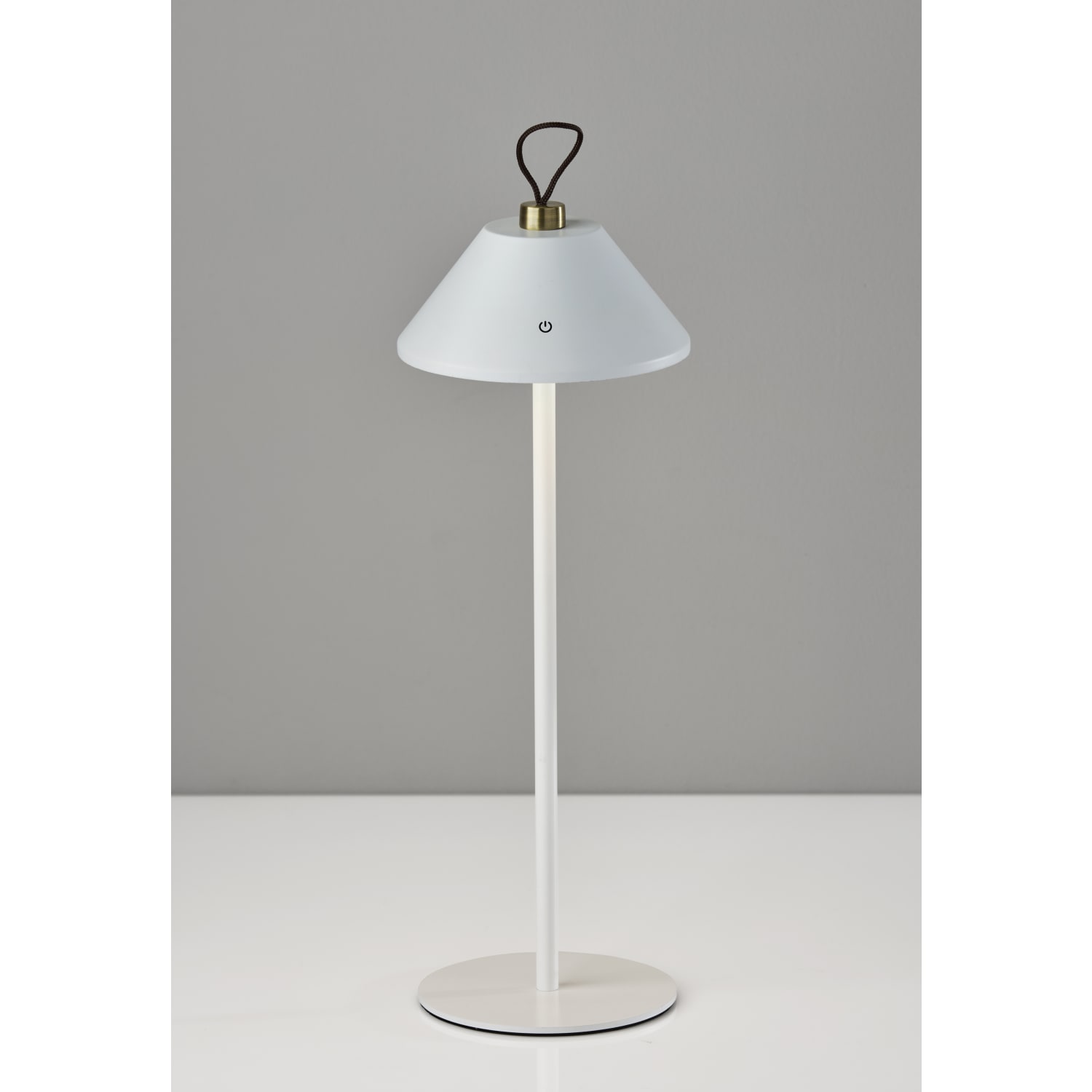 Adesso Danny LED Cordless Indoor/Outdoor Table Lamp, 14inH, White - Image 6