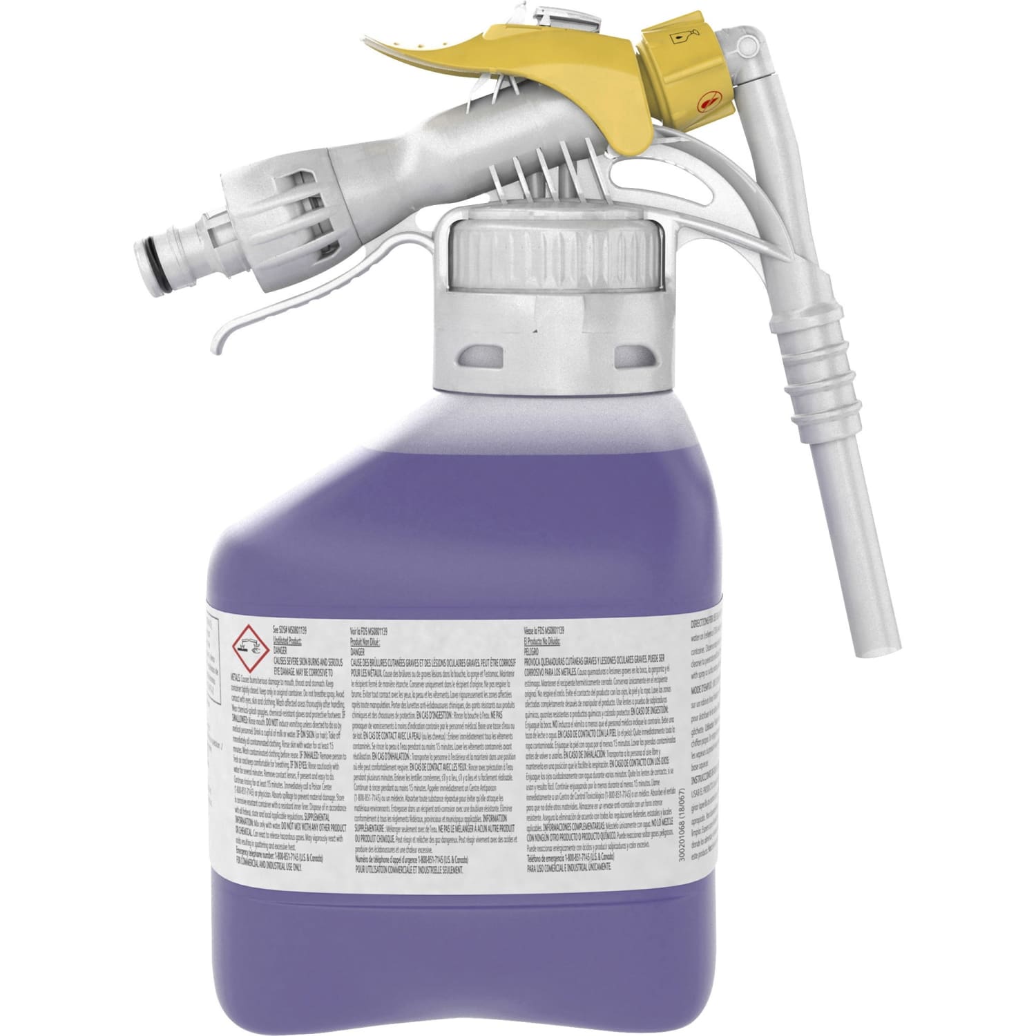 Diversey Power Cleaner & Degreaser - 50.7 fl oz (1.6 quart) - Citrus Scent - Easy to Use, Rinse-free, Butyl-free, Heavy Duty, Low Odor - Purple - 2 / Carton - Image 4