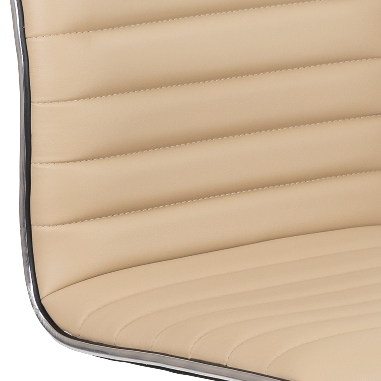 Flash Furniture Vinyl Low-Back Swivel Armless Task Chair, Tan/Gray - Image 10