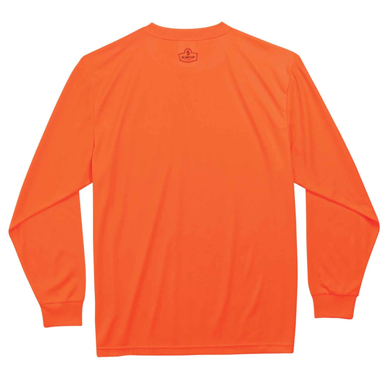Ergodyne GloWear 8091 Non-Certified Long-Sleeve T-Shirt, Small, Orange - Image 3