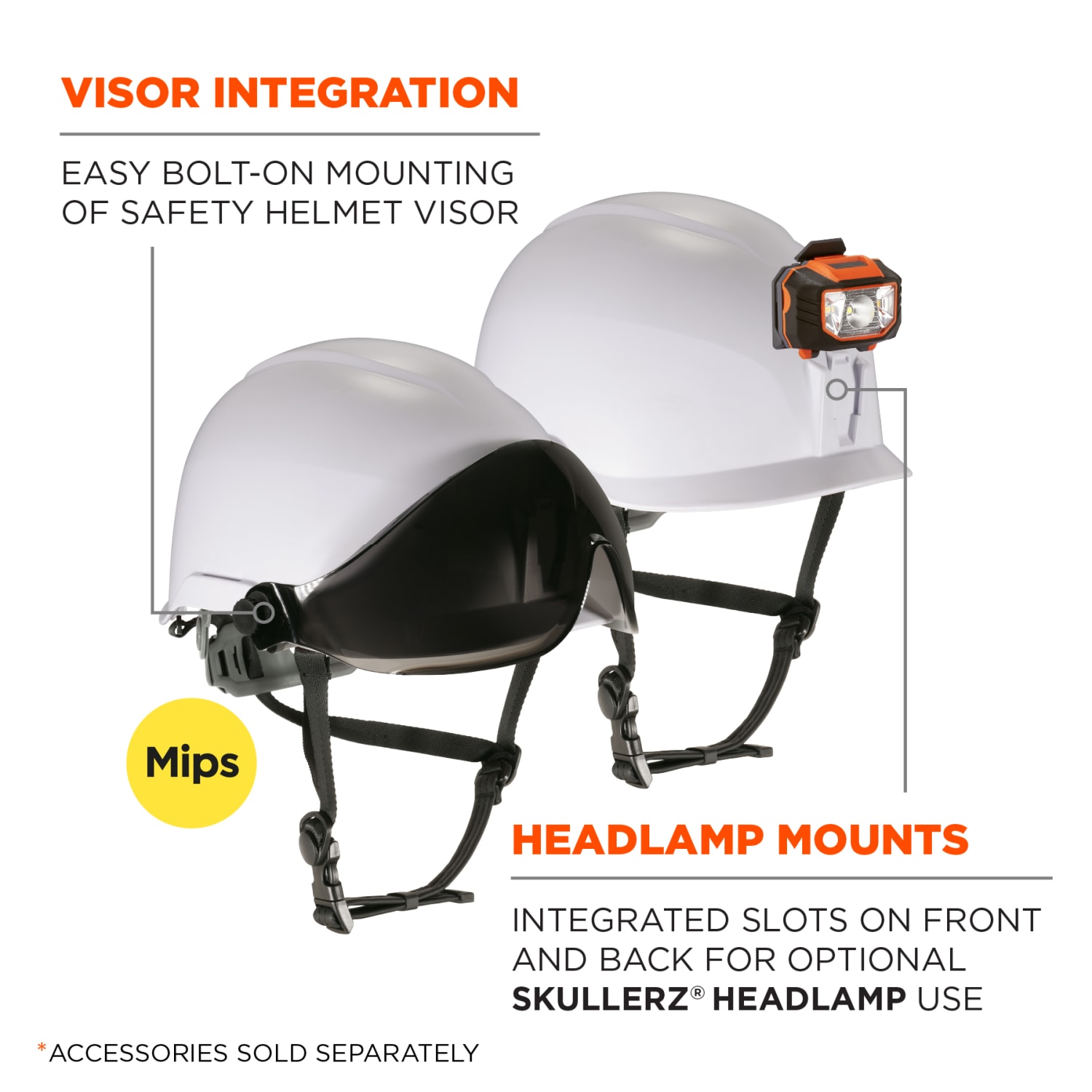 Ergodyne Skullerz 8974-MIPS Class E Safety Helmet With MIPS Technology, White - Image 6