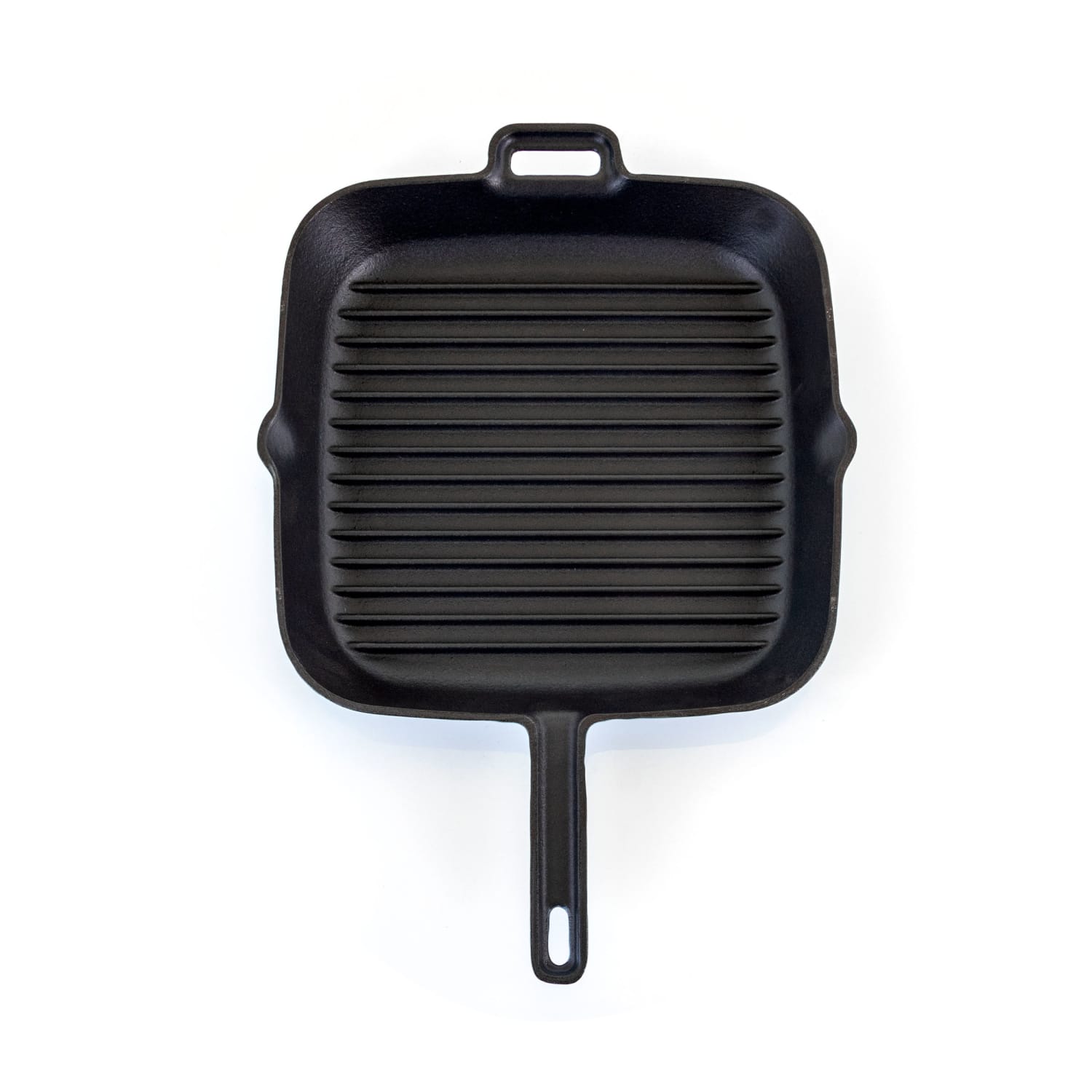 MegaChef Cast Iron Grill Pan, 14in, Blue - Image 4