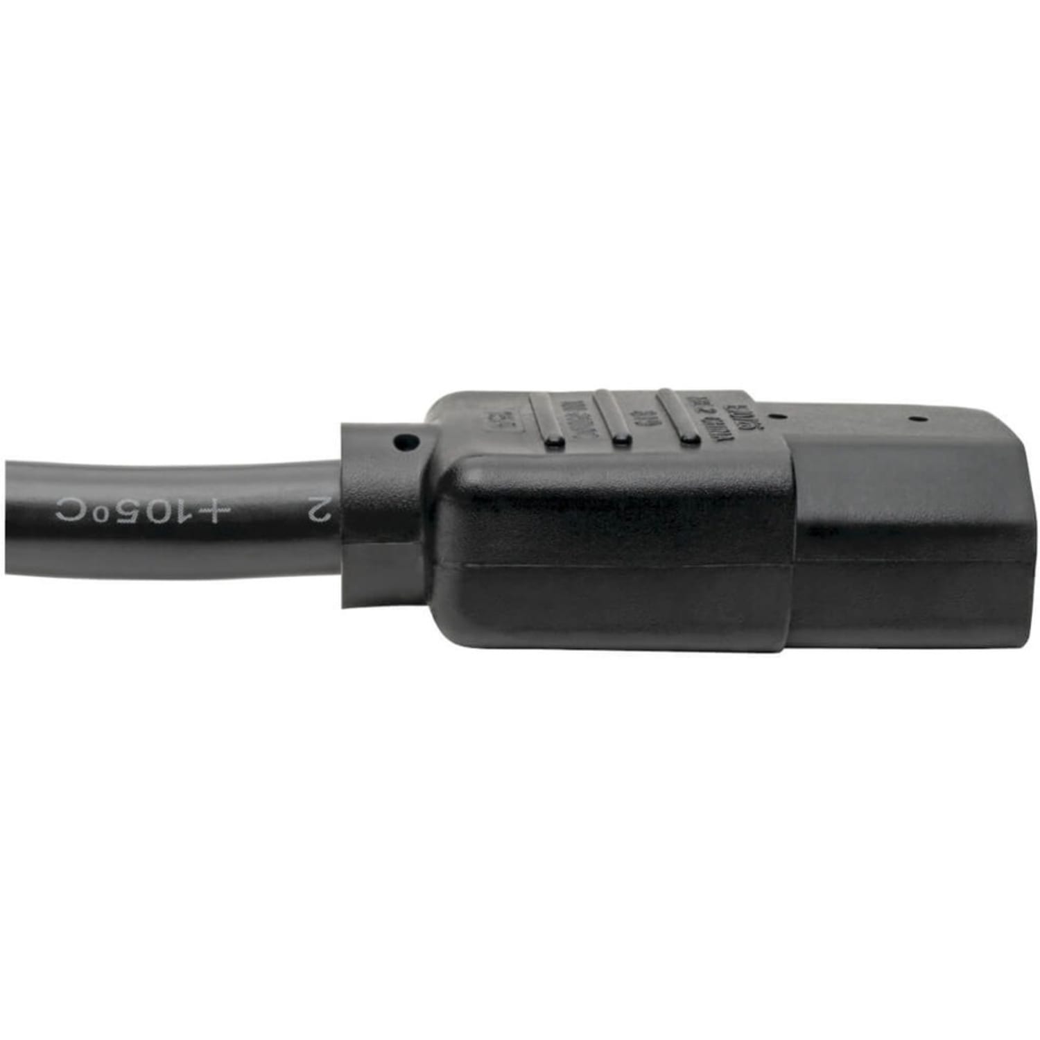 Eaton Tripp Lite Series Power Cord C14 to C15 - Heavy-Duty, 15A, 250V, 14 AWG, 10 ft. (3.05 m), Black - Power cable - IEC 60320 C15 to IEC 60320 C14 - AC 100-250 V - 10 ft - black - Image 4