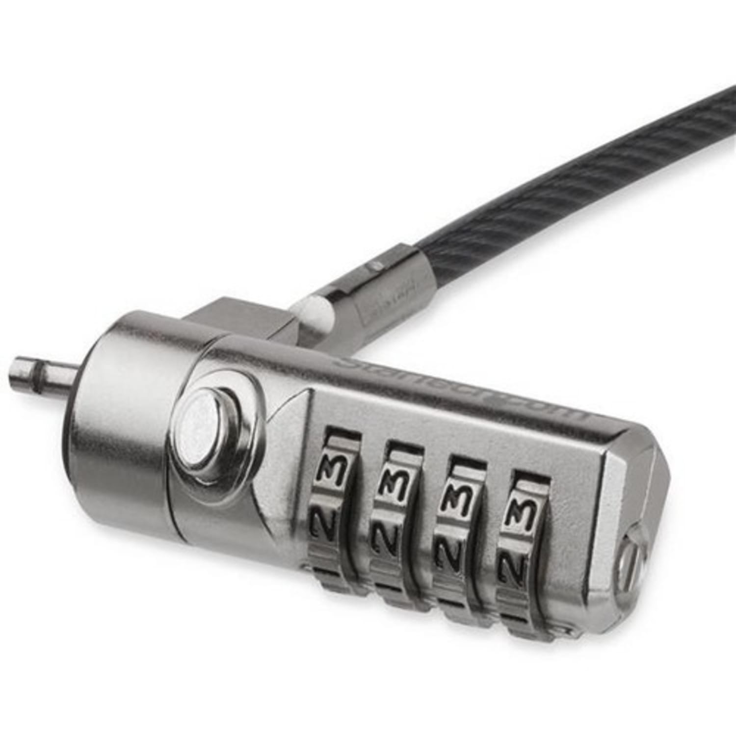 StarTech.com 6.5ft Laptop Cable Lock - 4 Digit Combination Anti-Theft Security Lock  - LTLOCK4D