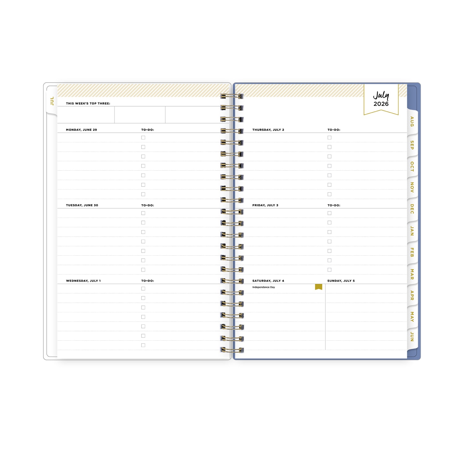 Planning Calendar DD Climbing Floral Blush CYO 5x8 AY26-27 - Image 3