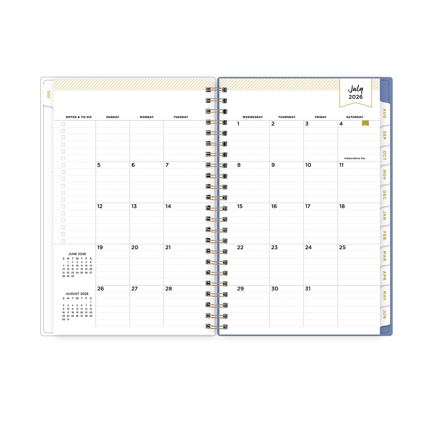 Planning Calendar DD Climbing Floral Blush CYO 5x8 AY26-27 - Image 4