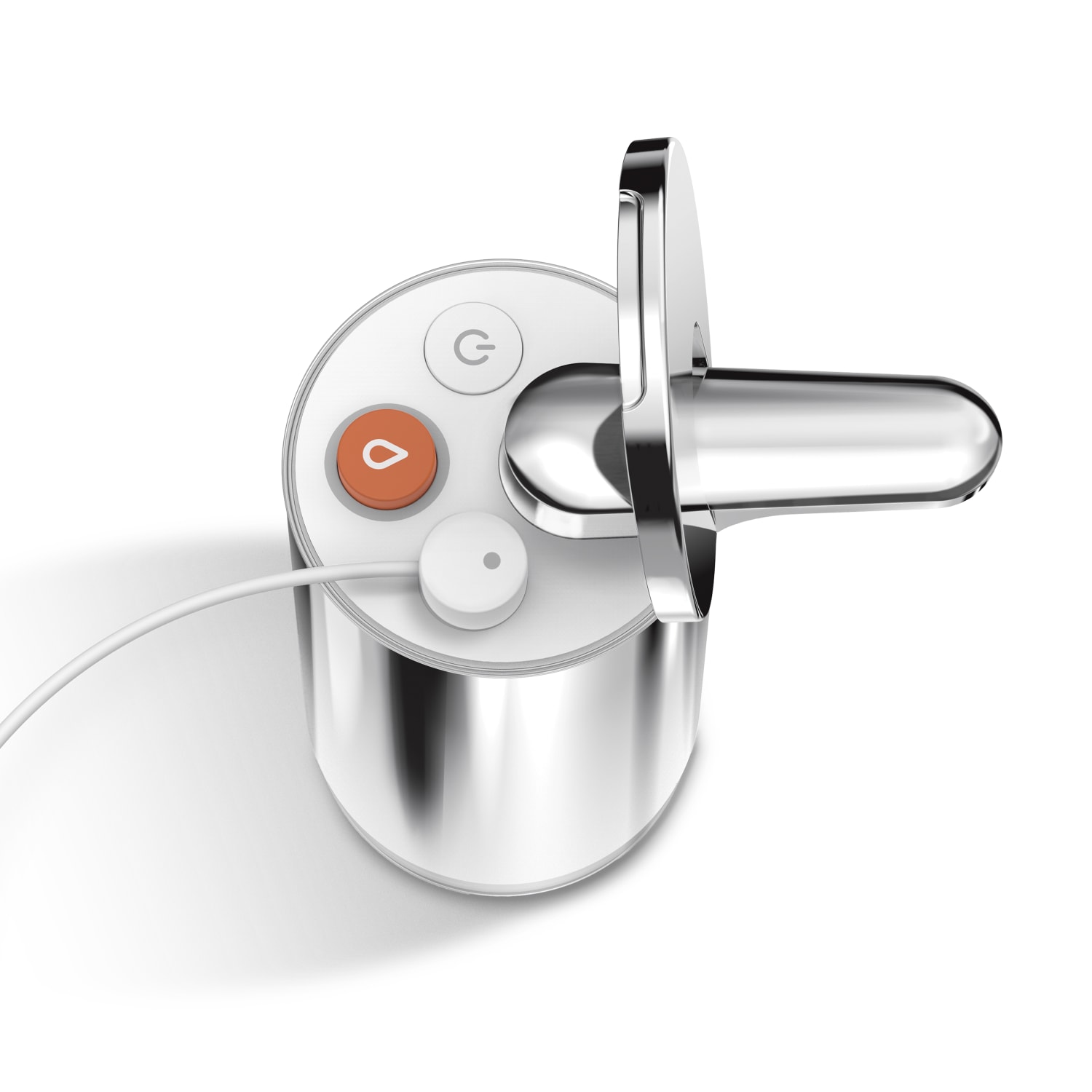 simplehuman Foam Sensor Pump, 6-3/4inH x 3-1/8inW x 4-3/4inD, Polished Silver - Image 5