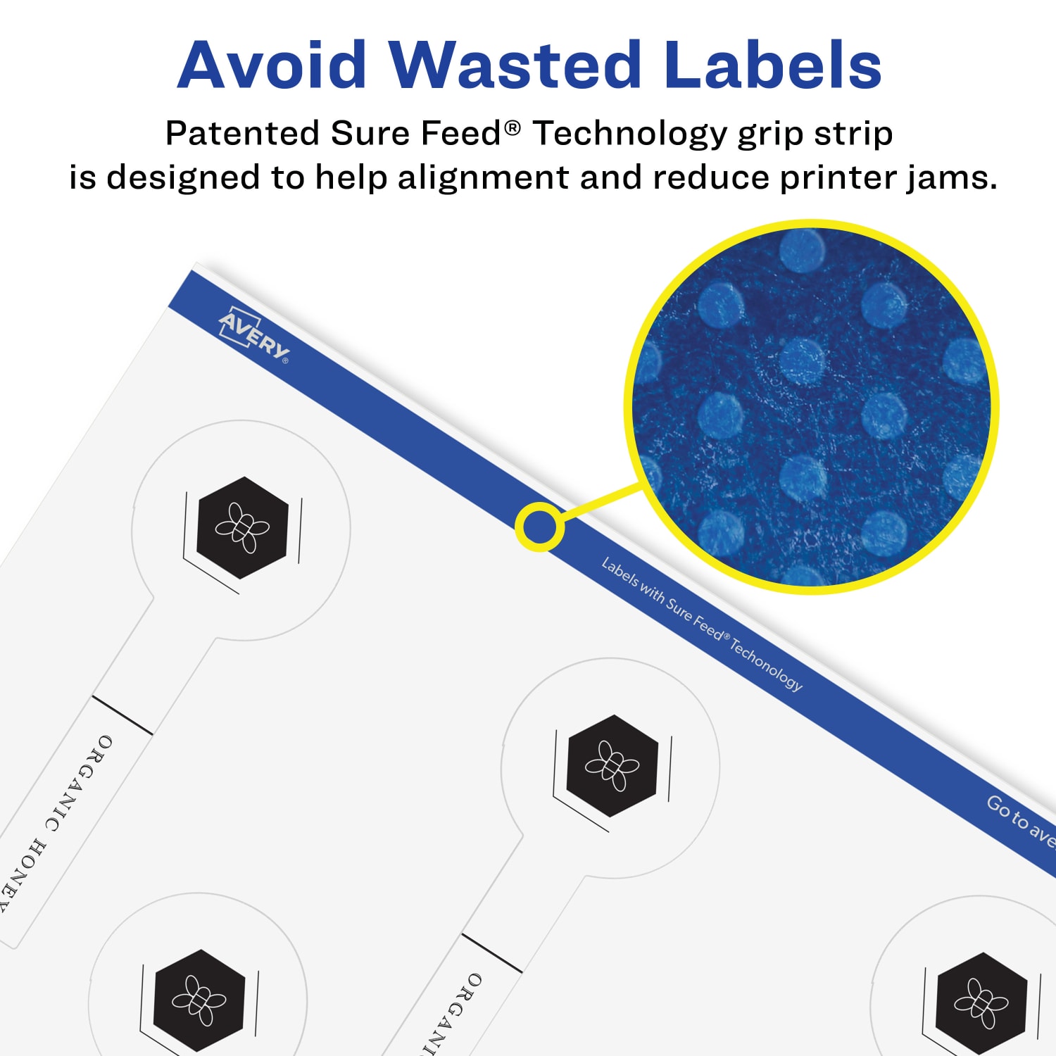 Avery Glossy Permanent Labels With Sure Feed, 94116-CGF25, Lollipop, 1-1/2in x 4in, Clear, Pack Of 200 - Image 5