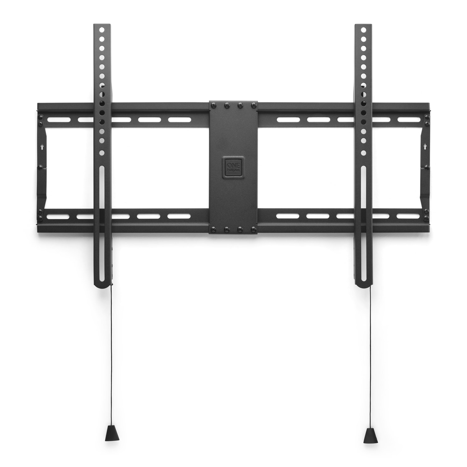 One For All SOLID Series Metal Universal Low-Profile Flat Wall Mount for 42-In. to 100-In. TVs, Black - Image 3