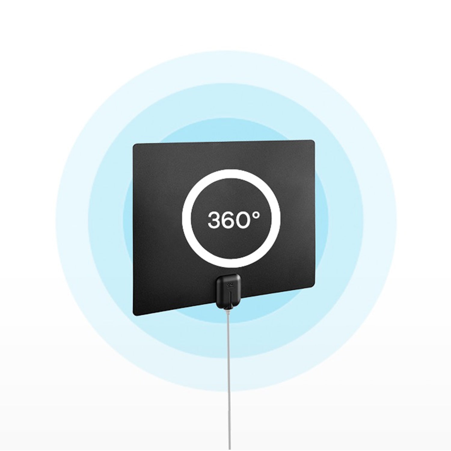 One For All Ultra-Thin Amplified Indoor Flat HDTV Antenna with up to 60-Mile Reception Range, White - Image 6