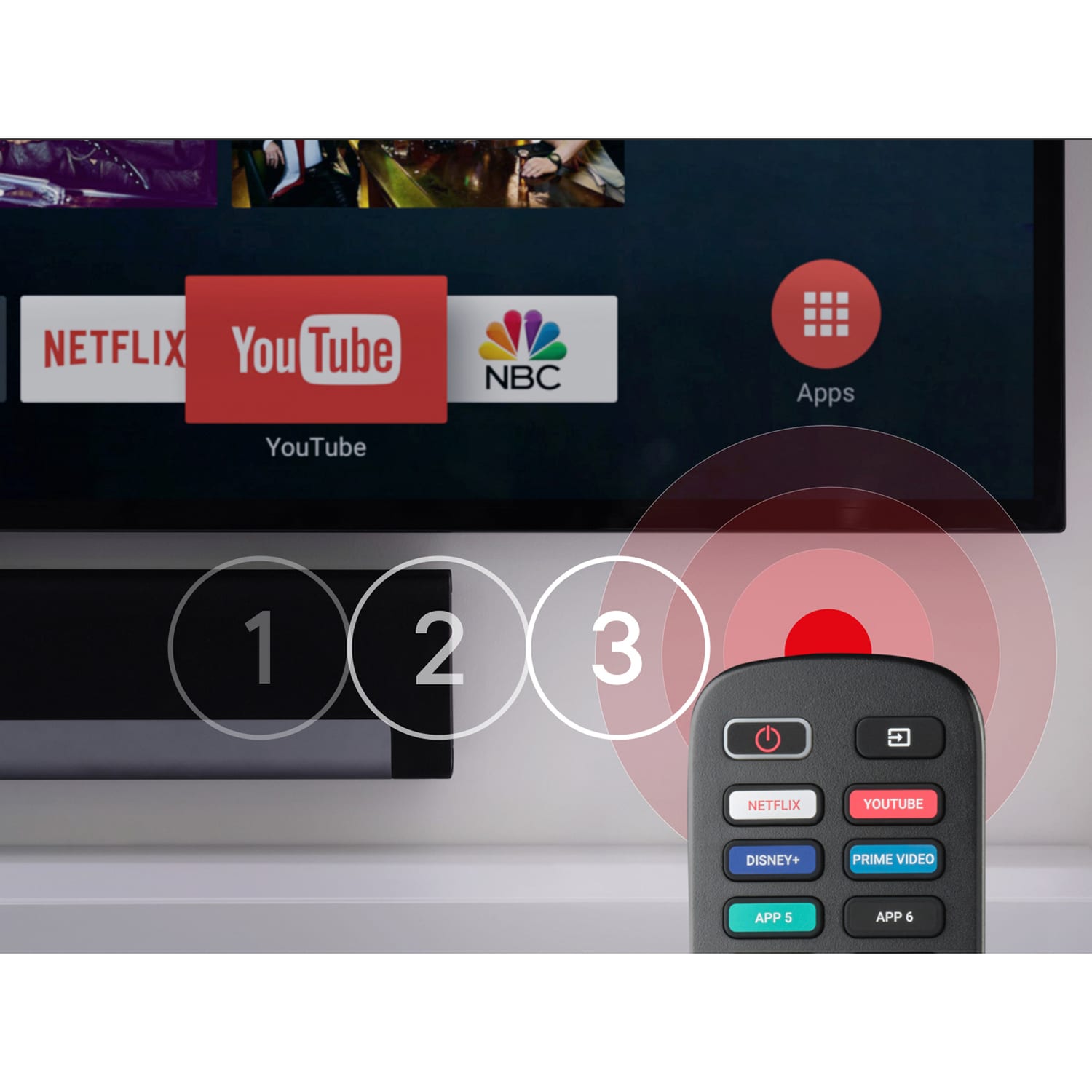 One For All Replacement Remote for Roku TVs - Image 5