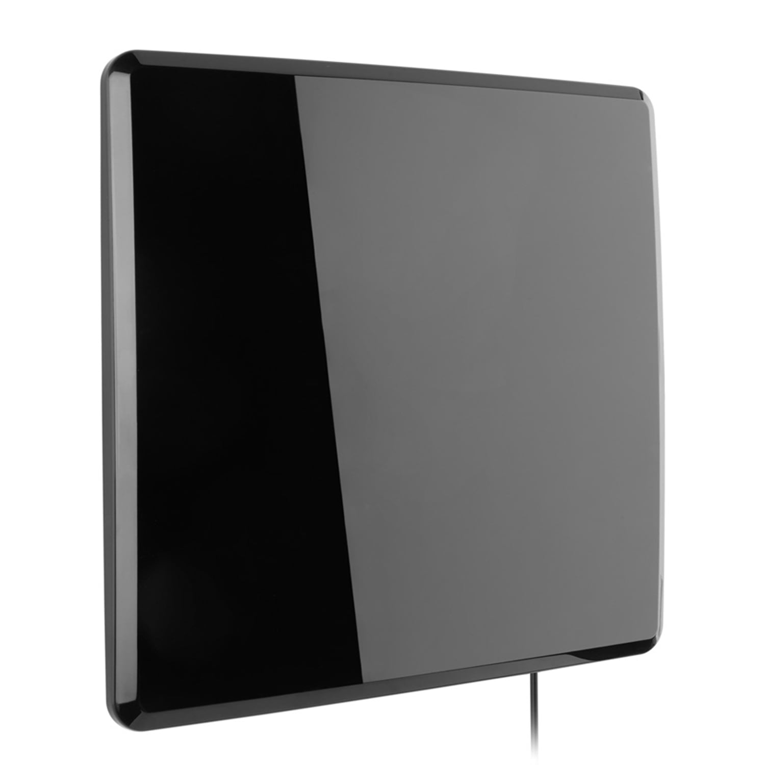 One For All Amplified Indoor Digital TV Antenna with up to 50-Mile Reception Range, Black