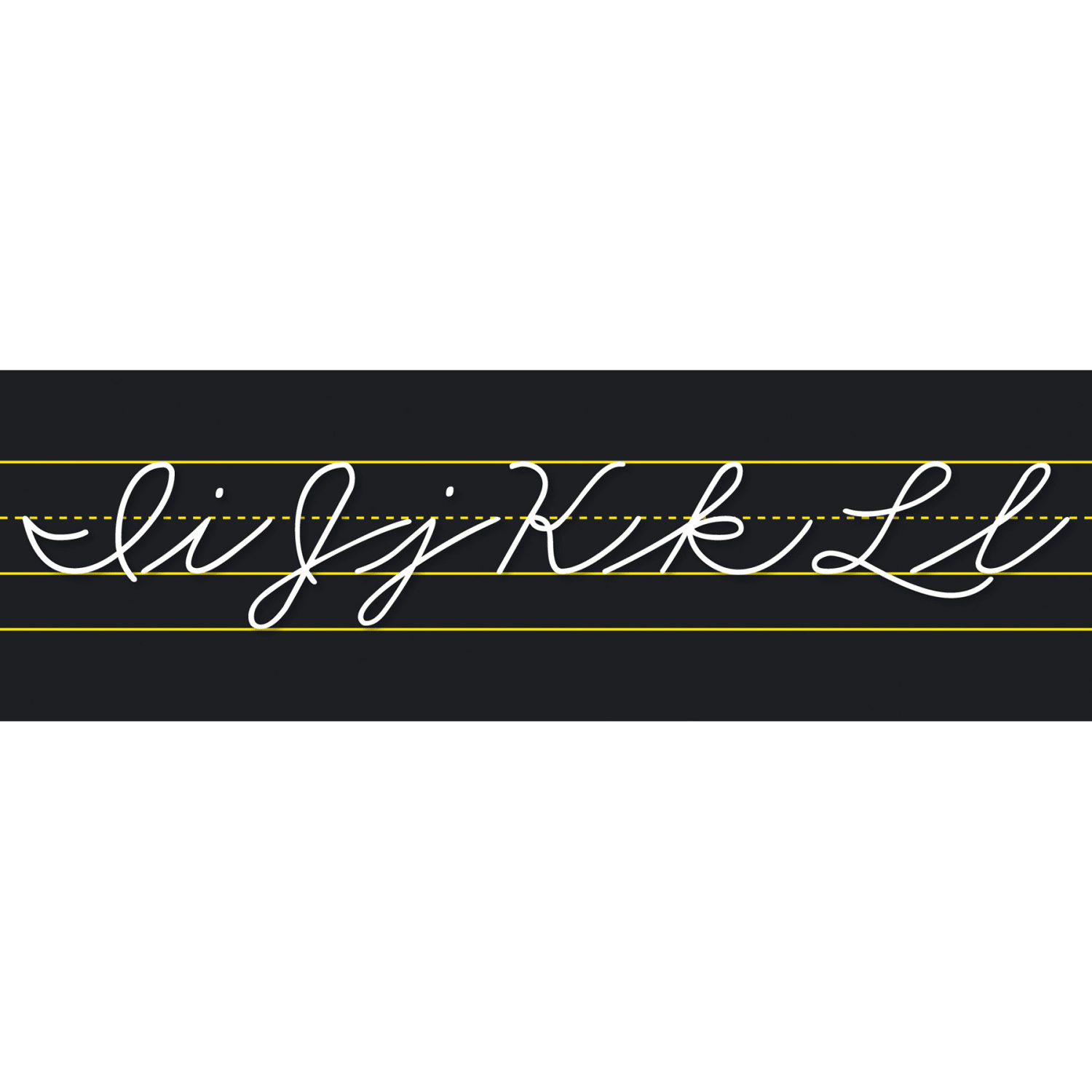 North Star Teacher Resources Traditional Cursive Alphabet Lines, Multicolor, Pack Of 2 Lines - Image 5