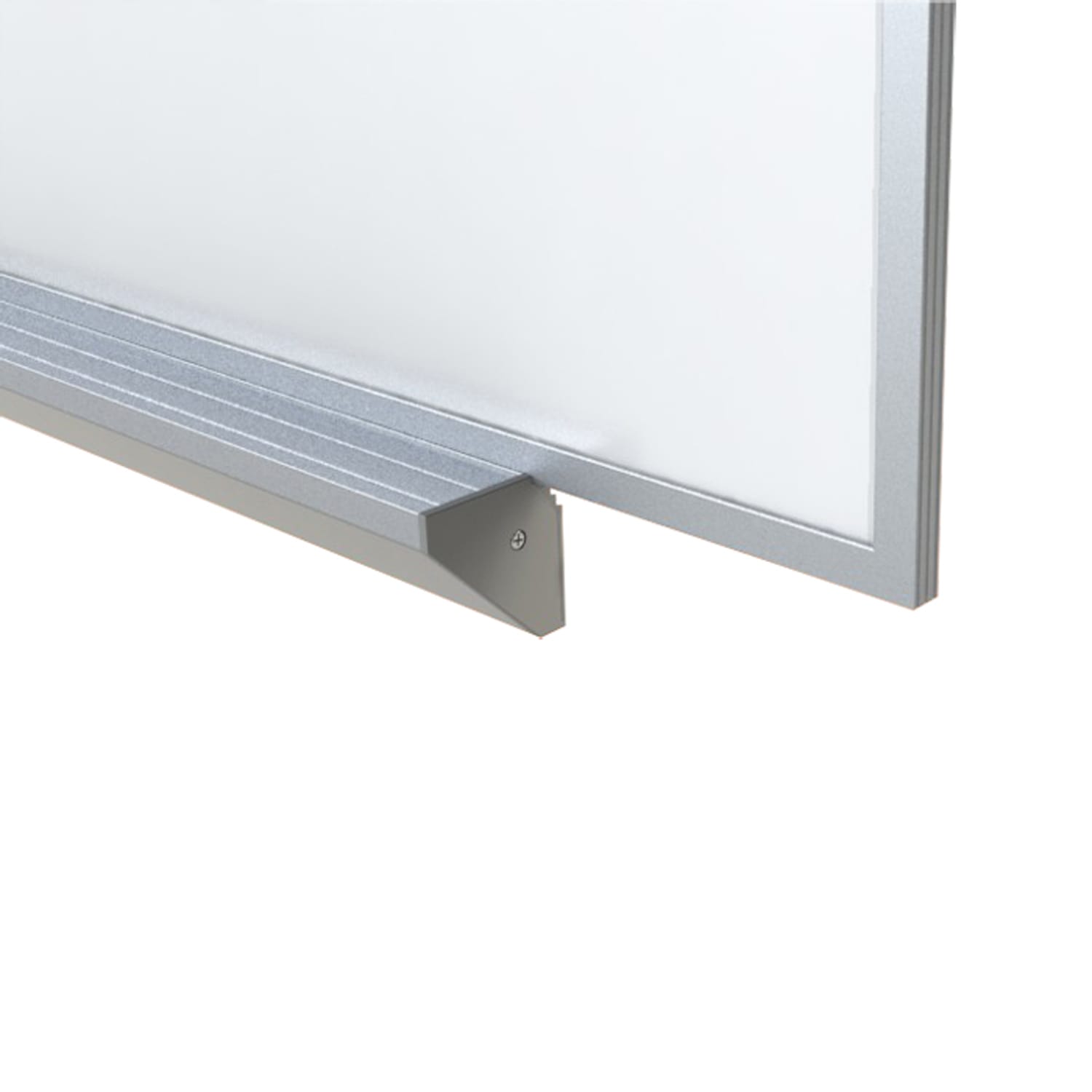 Ghent M1 Porcelain Magnetic Whiteboard, 51-1/4in x 87-15/16in, White, Satin Aluminum Frame - Image 3