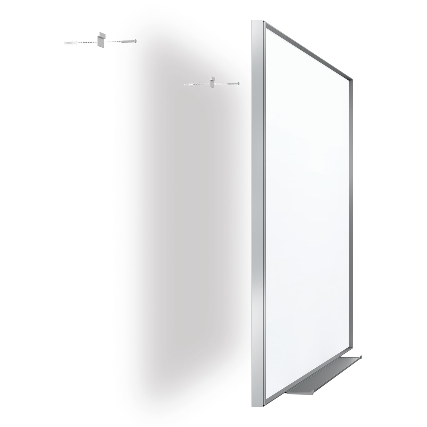 Quartet Nano Magnetic Dry-Erase Whiteboard, 36in x 48in, Aluminum Frame With Silver Finish - Image 6