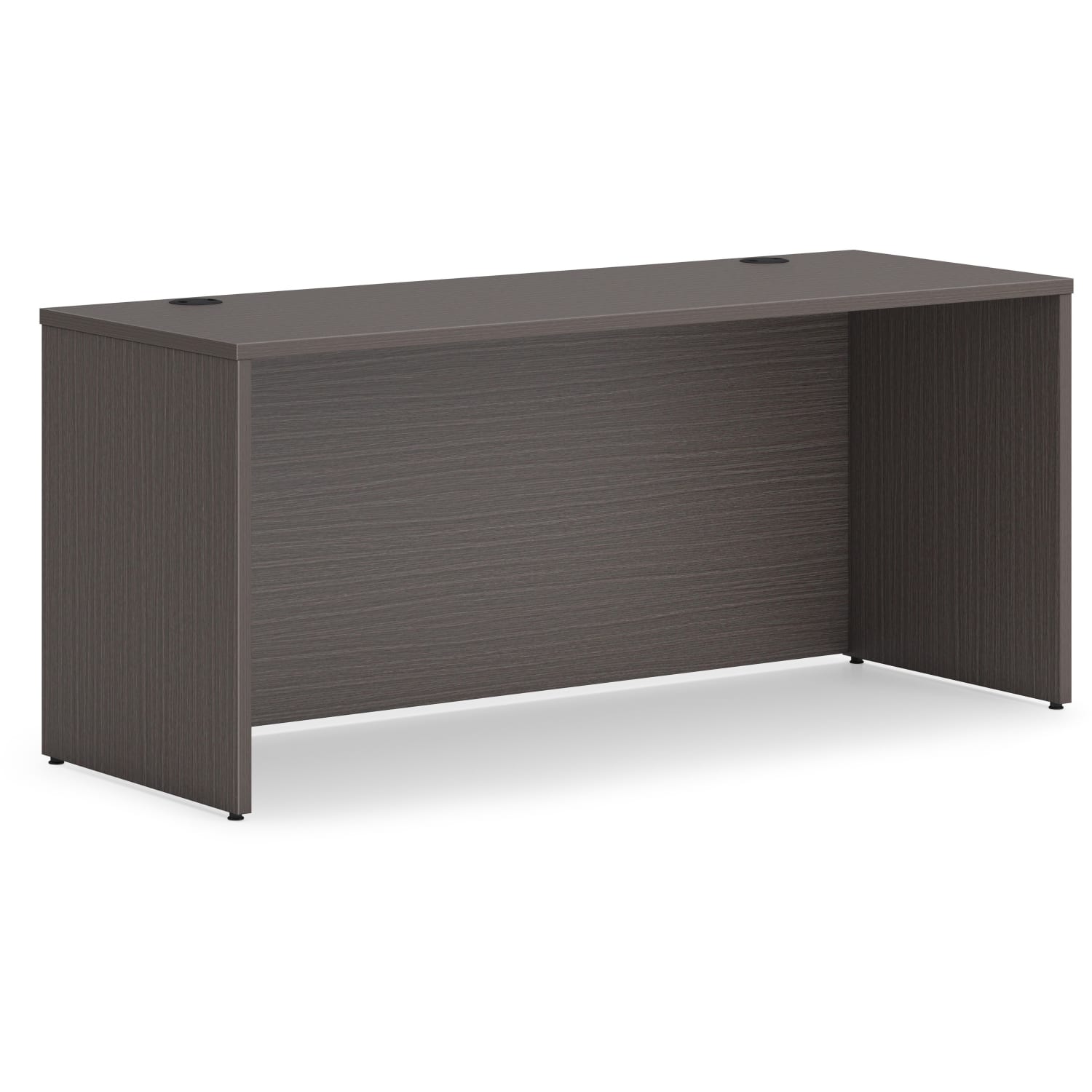 HON Mod 66in Credenza Computer Desk Shell, Slate Teak - Image 3