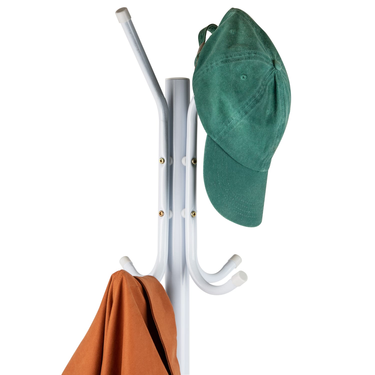 Mind Reader Freestanding Coat Rack Multi-Tier Organizer, 68-1/2inH x 18inW x 18inD, White - Image 5