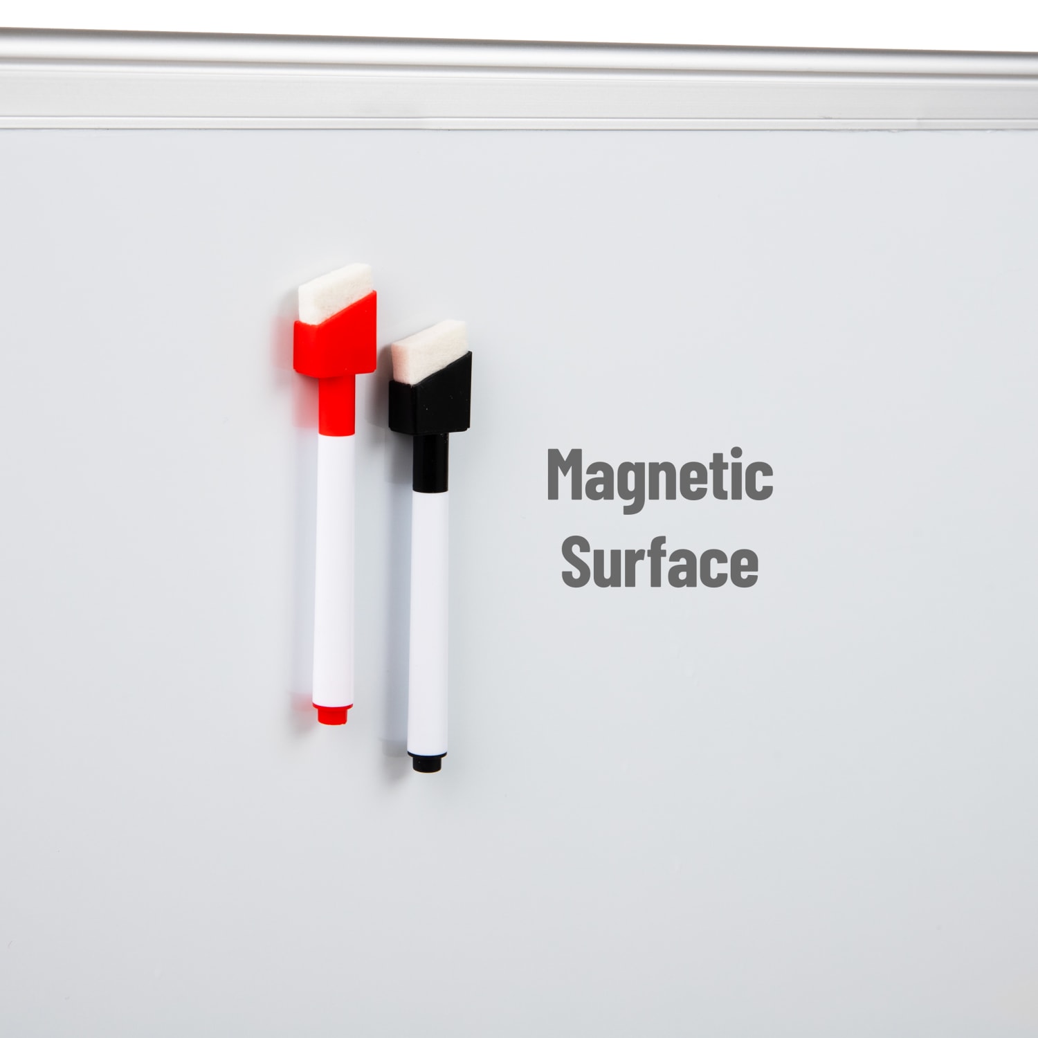 Mind Reader Magnetic Dry Erase White Board Wall Mount Eraser Marker Shelf, 1/2inH x 23-1/2inW x 35-1/2inL, White - Image 5
