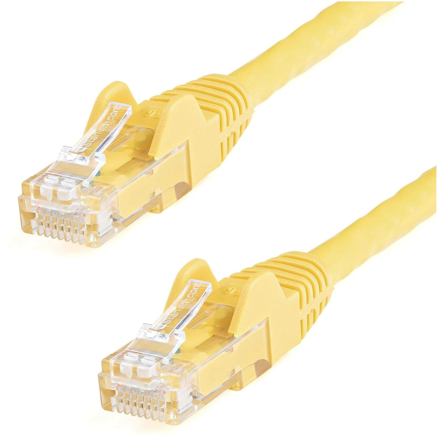 StarTech.com 50ft CAT6 Ethernet Cable - Yellow Snagless Gigabit CAT 6 Wire - 50ft Yellow CAT6 up to 160ft - N6PATCH50YL - Image 4