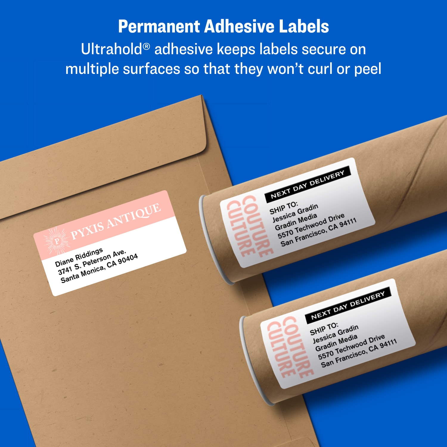 Avery TrueBlock Shipping Labels With Sure Feed Technology, 5816, Rectangle, 2.5in x 4in, White, Pack Of 200 - Image 5