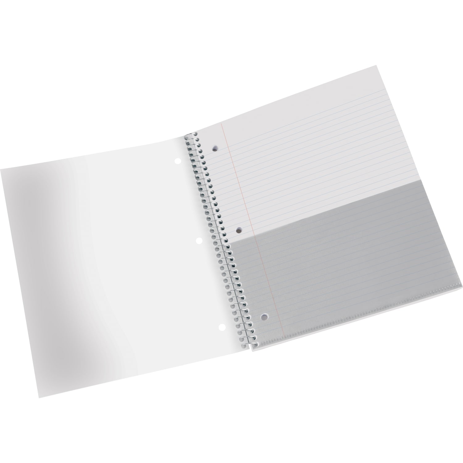 Office Depot Brand Stellar Poly Notebook, 8-1/2in x 11in, 3 Subject, College Ruled, 150 Sheets, Pink - Image 3