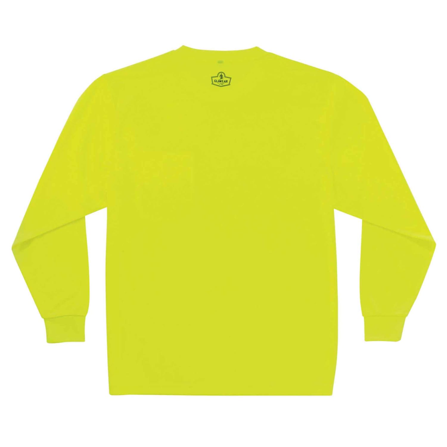 Ergodyne GloWear 8091 Non-Certified Long-Sleeve T-Shirt, Large, Lime - Image 3