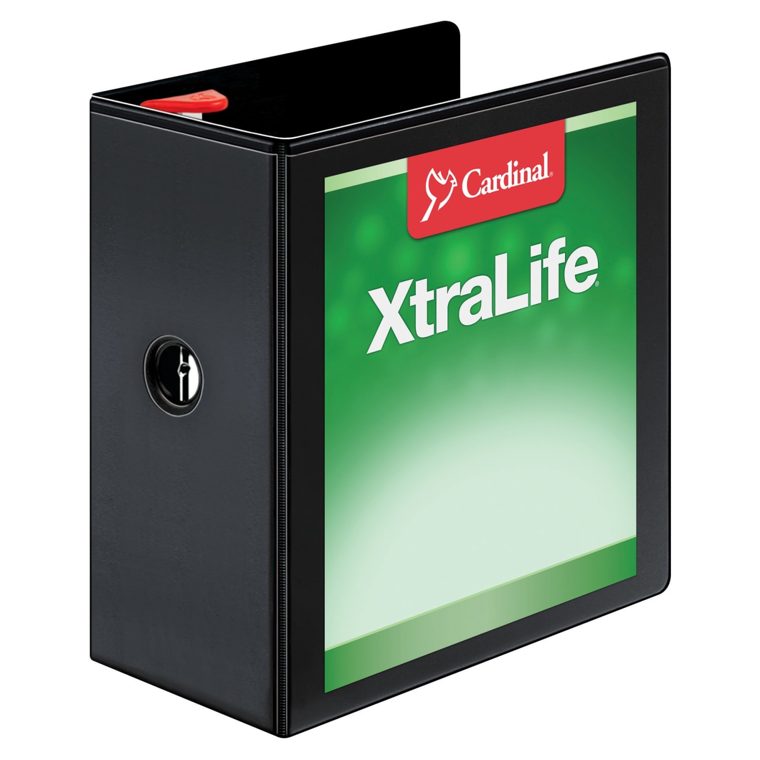 Cardinal XtraLife Locking Slant-D Ring 3-Ring Binder, 5in D-Rings, Black - Image 3