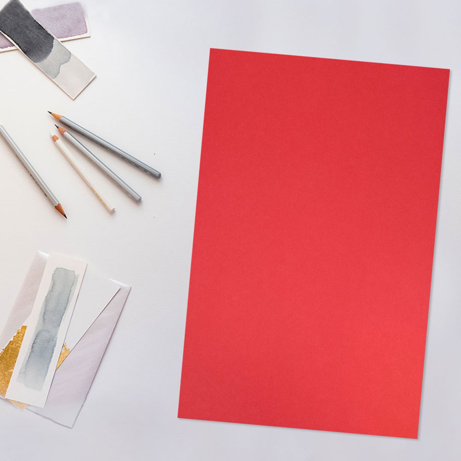 JAM Paper Card Stock, Re-Entry Red, Ledger (11in x 17in), 65 Lb, 30% Recycled, Pack Of 50 - Image 4