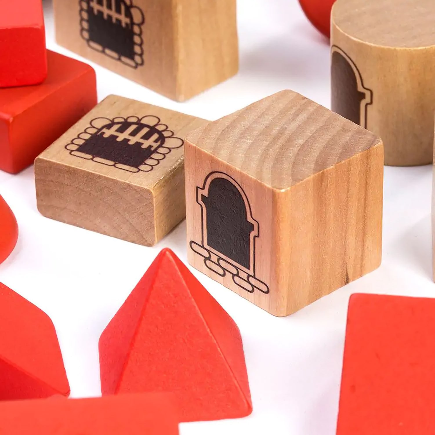 Miniland Wooden Stacking Castle, 100 Pieces - Image 4