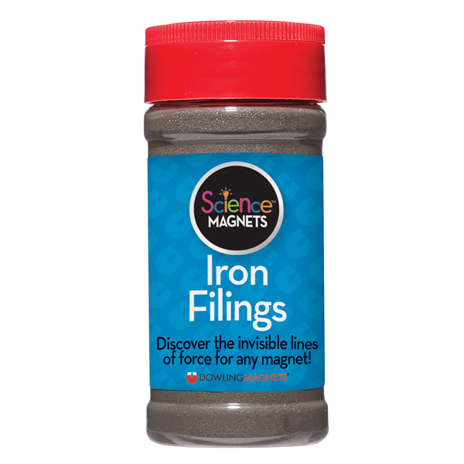 Dowling Magnets Iron Filings, 12 Oz, Gray, Grade 3 to 12, Set Of 3 Jars - Image 3
