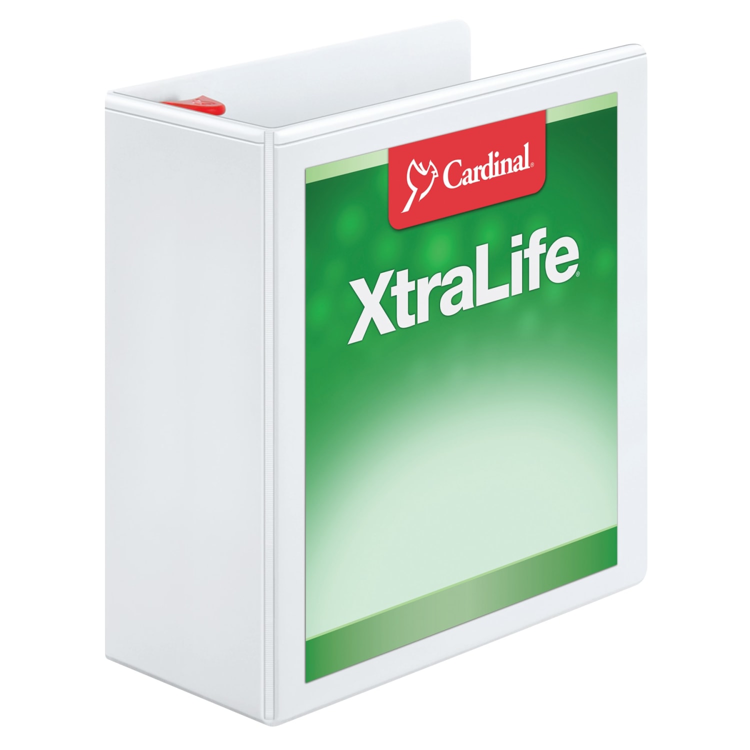 Cardinal XtraLife Locking Slant-D Ring 3-Ring Binder, 4in D-Rings, White - Image 3
