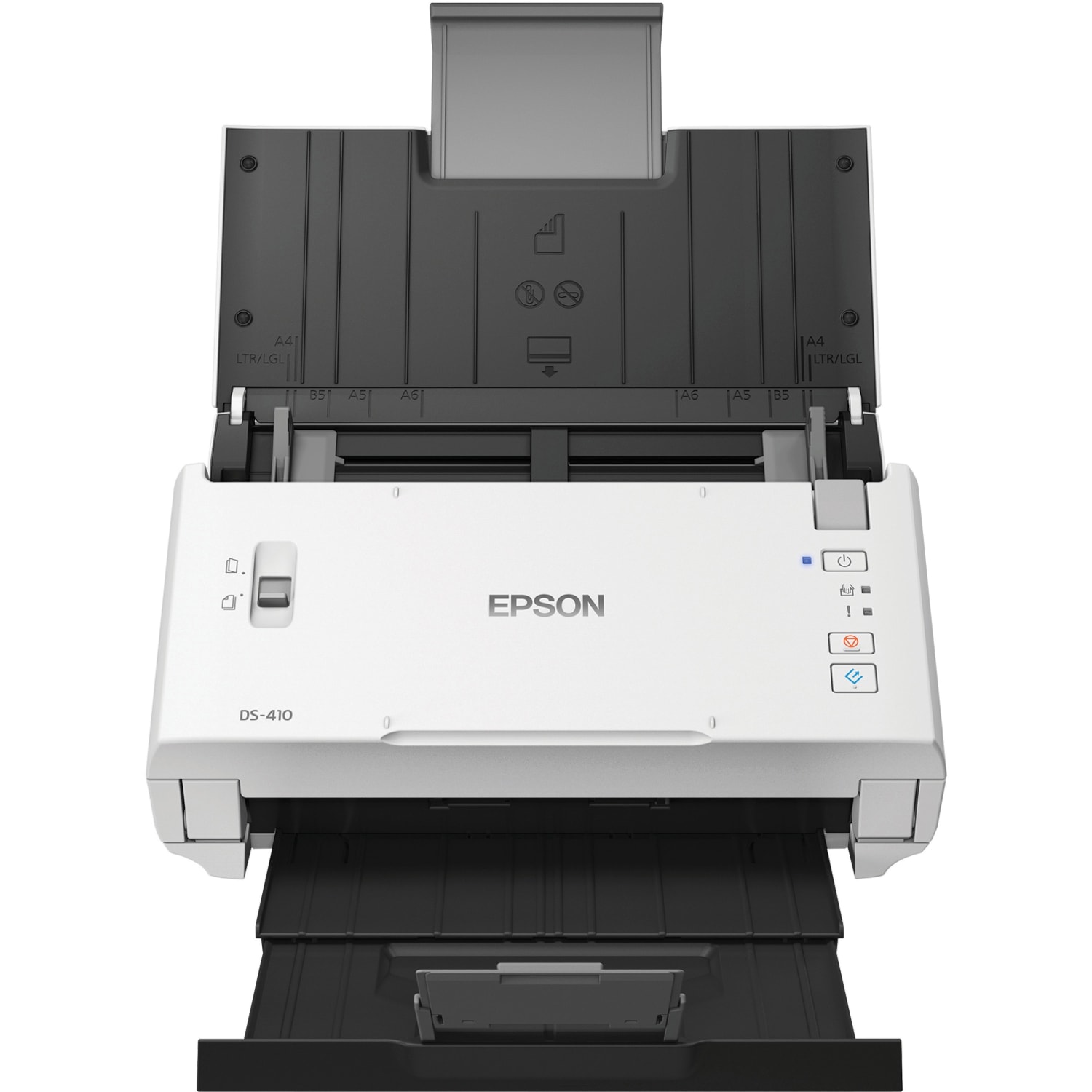 Epson DS-410 Sheetfed Scanner - 600 dpi Optical - 48-bit Color - 16-bit Grayscale - 26 ppm (Mono) - 26 ppm (Color) - Duplex Scanning - USB - Image 3