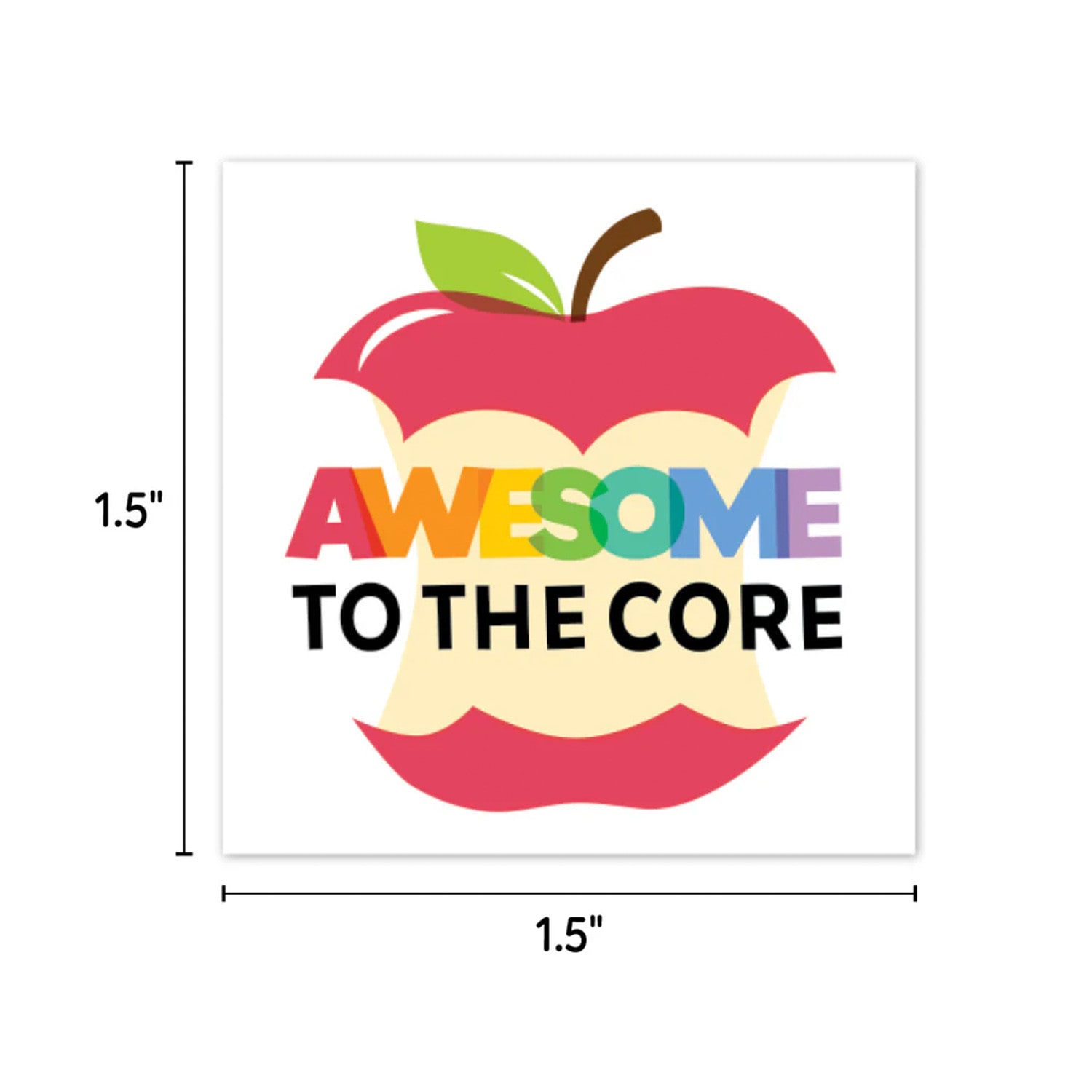 Creative Teaching Press Reward Stickers, Apple Time Apple, 60 Per Pack, Set Of 6 Packs - Image 5