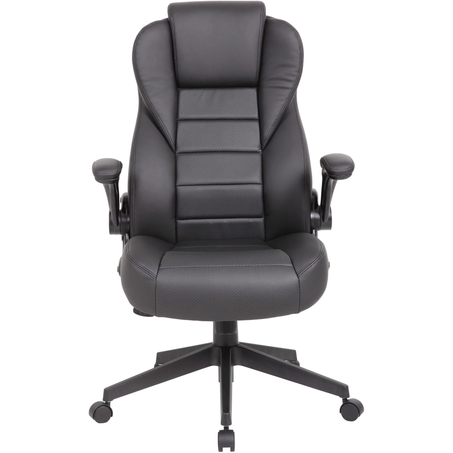 Boss Office Products Ergonomic LeatherPlus Bonded Leather HighBack Executive Chair Black PopularChairscom Boss Office Products Ergonomic LeatherPlus Bonded Leather High Back Executive Chair Black PopularChairscom