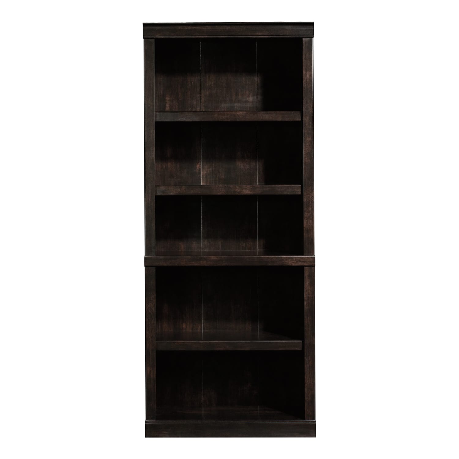 Realspace 72inH 5-Shelf Bookcase, Peppered Black - Image 6