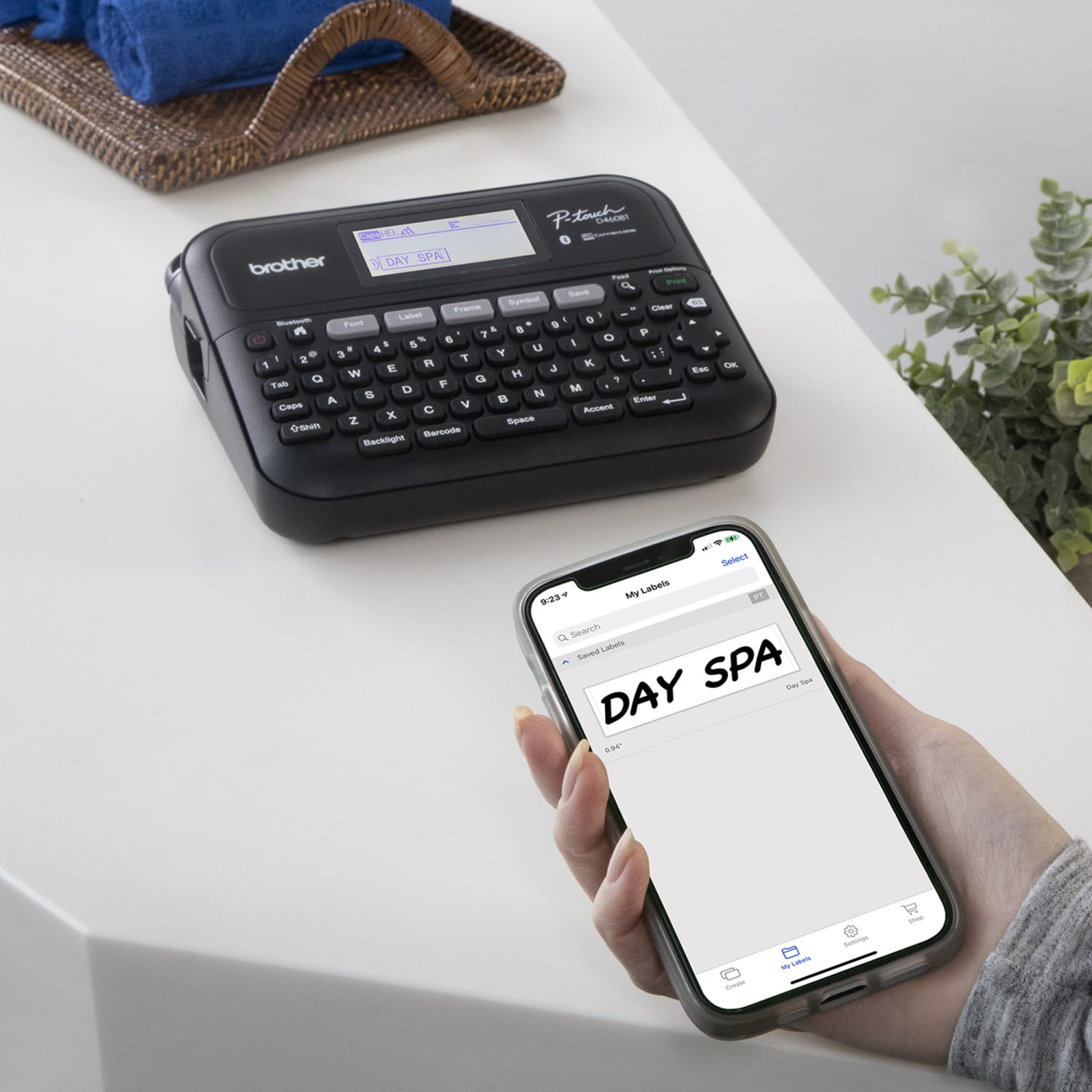 Brother P-touch PT-D460BT Business Expert Connected Label Maker with Bluetooth - Image 5