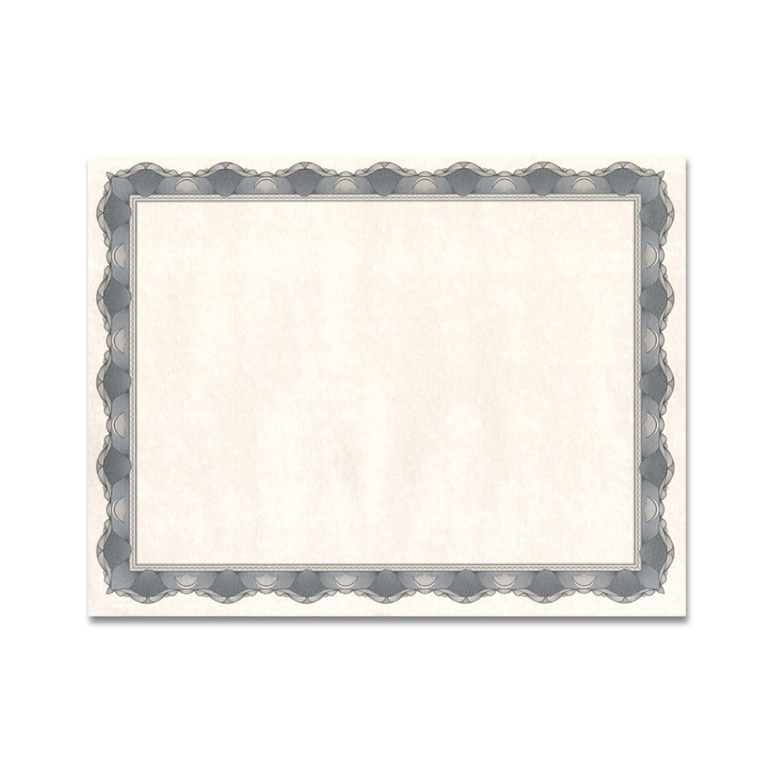 Geographics Parchment Certificates, 8 1/2in x 11in, Crown Silver, Pack Of 25 - Image 3