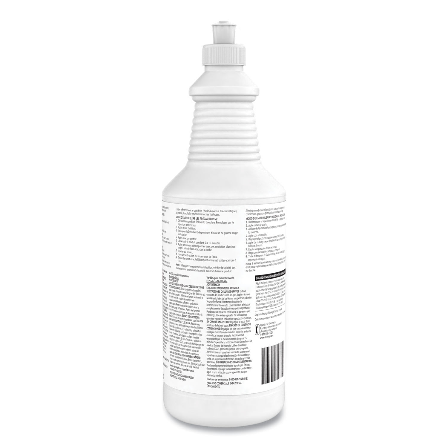 Diversey Paint, Oil and Grease Spotter Gel, Fruity Scent, 32 oz Squeeze Bottle, 6/Carton - Image 4