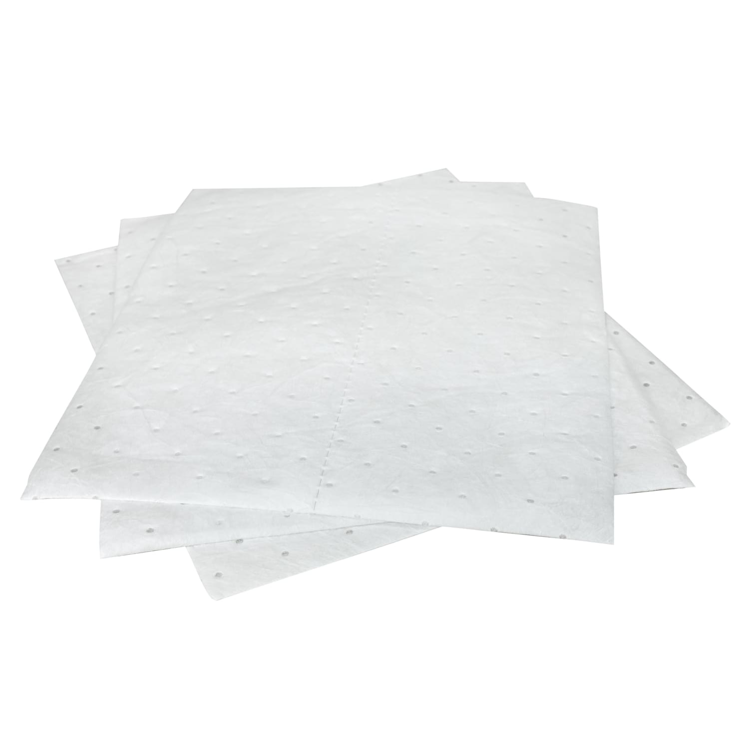 Hospeco TaskBrand Oil Only Sorbent Pads, 15in x 18in, White, Heavy Duty, Melt Blown, Bale Of 100 Pads - Image 3