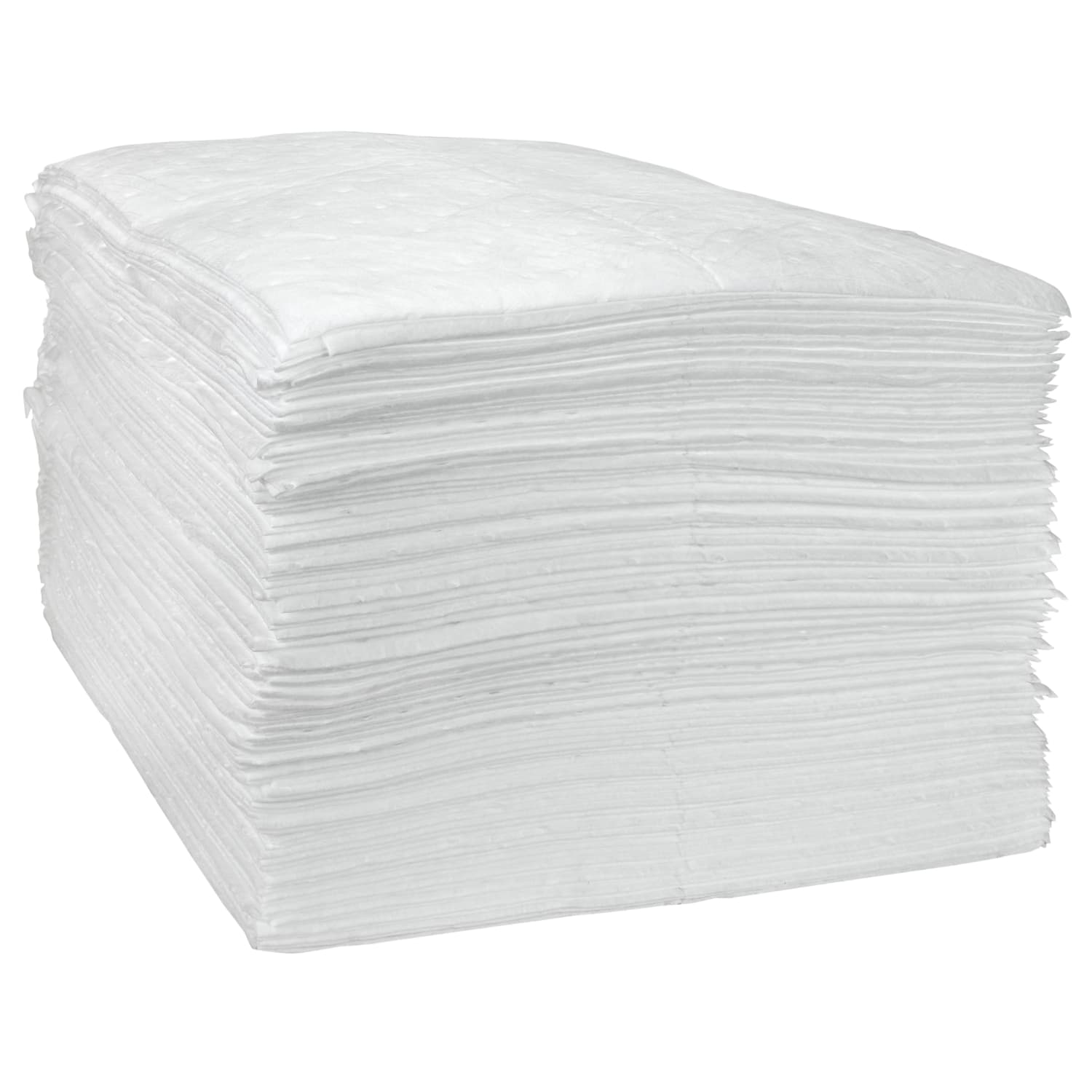 Hospeco TaskBrand Oil Only Sorbent Pads, 15in x 18in, White, Heavy Duty, Melt Blown, Bale Of 100 Pads - Image 5